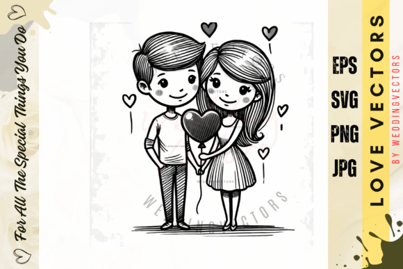 Wedding Couple and Love Vectors - C2700: A Designer's Guide