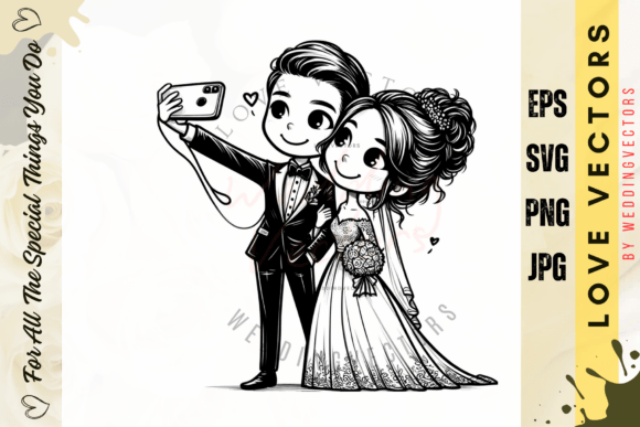 Wedding Couple and Love Vectors - C3232: A Designer's Guide
