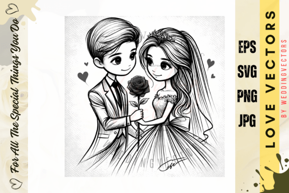 Wedding Couple and Love Vectors - C386: A Designer's Guide
